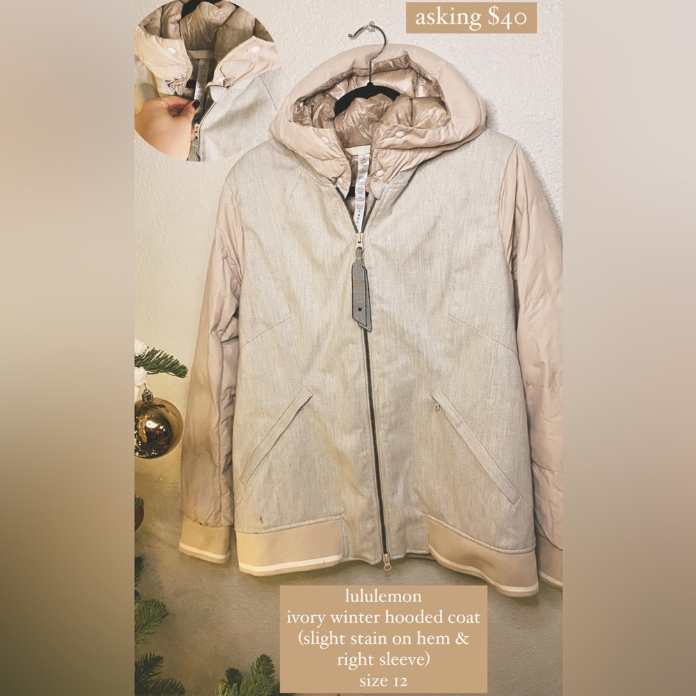 Lululemon Hooded Winter Coat